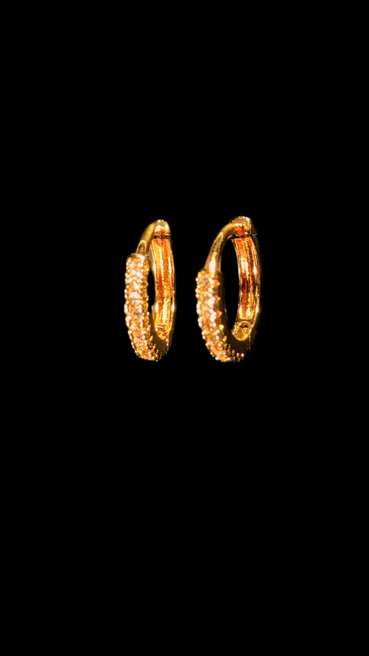Gemstone Orbit  Earrings mockup
